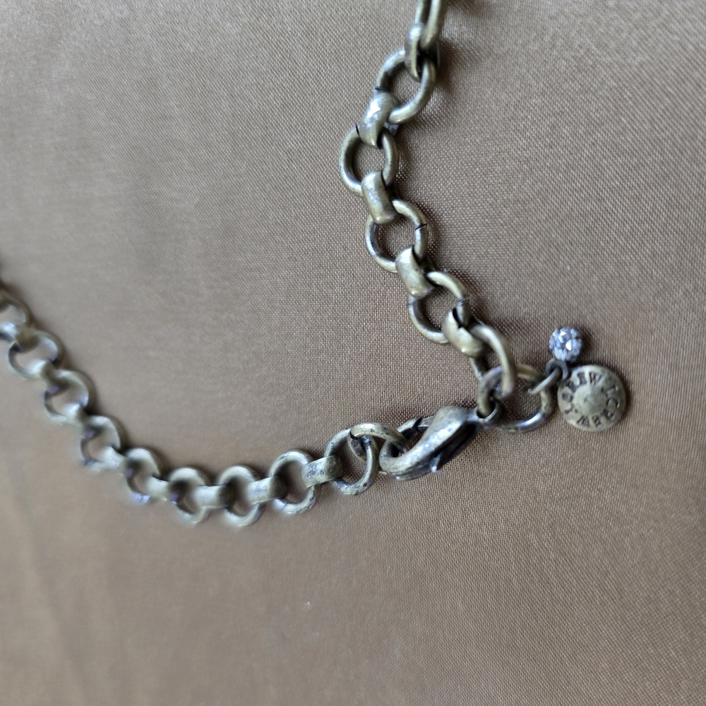 J. Crew Blue Floral Cluster Necklace - Picture 5 of 6